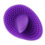 EA-STONE Silicone Six Toy Waterproof Rechargeable Massager For Women Men,Purple