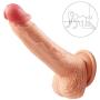 BOMBEX Ultra Realistic Dildo with Suction Cup - FDA Cleared Silicone Made,Revolutionary Top Rated Ultra-Soft Skin Like Flesh Dong,8 Inch