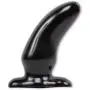 Doc Johnson Classic - The Rear Ender - Curved Prostate Stimulating Butt Plug with Anal Glide - Anal Toy - Black