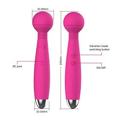 Happy Toys Max Massage AV Sticks Handheld Massagers Body Massager 10 Speed Vibration USB Rechargeable Waterproof Silicone Products Recovery Relaxation