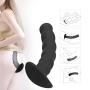 Sexbaby Large Silicone Anal Plug, Extra Large Thread Anal Beads Adult Sex Toy for Male and Female Massager Stimulation (Big)