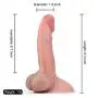 Realistic Dildo, BEING FETISH Bendable 8 Inch G Spot Realistic Penis Dildo Premium Liquid Silicone Penis Dong with Suction Cup Adult Sex Toys for Women Female Masturbation Flesh Dual Skin Body Safe Realistic Dildo, BEING FETISH Bendable 8 Inch G Spot Realistic Penis Dildo Premium Liquid Silicone Penis Dong with Suction Cup Adult Sex Toys for Women Female Masturbation Flesh Dual Skin Body Safe
