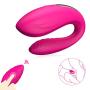 Clitoral G Spot Couples Vibrator - FIDECH Waterproof Clitoris Stimulator with 12 Vibrations, 10m Remote Control Rechargeable Quiet Dual Motor Adult Sex Toys for Women Solo Play & Couples Play