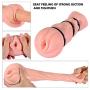 Male Masturbators Cup Pocket Pussy with Penis Rings Set Realistic Vagina Sleeve Strong Sucking Masturbation Stroker Adult Sex Toy for Men