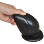 LIANJINLI Big Blockage with Suction Cup Strawberry Blockage Anus Comfortable partical Huge 3" Thick Blockage Stuffed Stopper Knead,Black - Electric Toy for Women