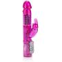 CalExotics Waterproof Jack Rabbit – Rabbit Vibrator With Rotating Shaft – Vibe Sex Toys for Couples – Adult Clitoral & G Spot Massager – Pink