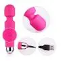 Wand Massager Cordless Vibrating Personal Back Neck Massage | Handheld Mini Body Massagers for Women | Waterproof | Muscle Electric Vibrating Masagers for Female | Small | Wireless | Pink Wand Massager Cordless Vibrating Personal Back Neck Massage | Handheld Mini Body Massagers for Women | Waterproof | Muscle Electric Vibrating Masagers for Female | Small | Wireless | Pink