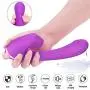 yishunmaoyi USB Rechargeable Silent Waterproof Vibrator, 10 Vibration Intensities 3 Sucking Modes are Available for Touchless Stimulation