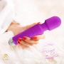 LIBI - Personal Handheld Massager, Neck Massager with 8X Speeds, 20x Patterns and Flexible Head Massager, Wireless, Rechargeable and Waterproof. (Relaxation Gifts/Muscle Masager/Personal Massager)