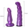Strap on Dildo Double Dongs with Adjustable Harness G Spot Massager for Lesbian Female Sex Toy (Purple) Strap on Dildo Double Dongs with Adjustable Harness G Spot Massager for Lesbian Female Sex Toy (Purple)