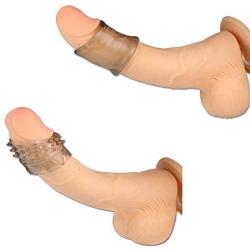 FST Extension Cock Ring Penis Sleeve with Large Particles Delay Ejaculation Sex Toys for Man