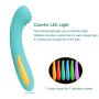 Rechargeable Powerful Dildo - 7 Functions Clitoral G spot Vibrating Massager - Body Safe Silicone and Waterproof - Help You Reach Orgasm More Often - Great Addition to Your Toy Box (Teal)