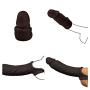 Skin 10inch Pê-NIS Sleeve Vib-ratór Reusable Cóndoms for Men Pê-NIS En-la-rgement Delay Ejacuation Trainer Pê-nisring Cóndom Condones Safer 4331