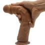 InvincibleFun Lifelike Devil 9.5in Silicone Toy Wand for Beginners, Soft No Distinct Smell, Strong Suction Cup for Hands-Free Play Swell