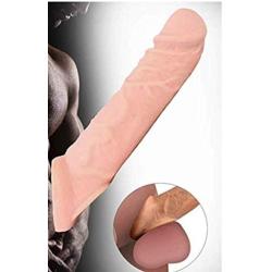 Reusable Sleeve for Men Realistico Extender Enlargement 9 INCH Large