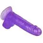 Ultra-Soft Realistic Silicone 7.8 inch Dual Density Ultimate Cock with Strong Base (Purple)