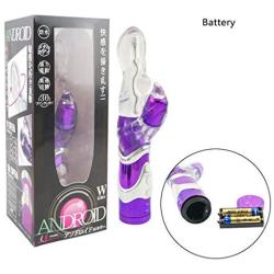 Villvi 36 Speeds T-hrusting R-otating Rabbit Wand Toy for Women&Couples Waterproof&Whisper Quie