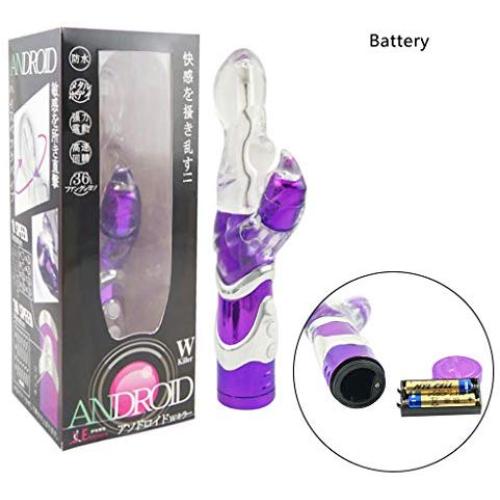Villvi 36 Speeds T-hrusting R-otating Rabbit Wand Toy for Women&Couples Waterproof&Whisper Quie