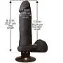 Doc Johnson The Realistic Cock - ULTRASKYN - Vibrating 8 Inch - Dildo - Chocolate Doc Johnson The Realistic Cock - ULTRASKYN - Vibrating 8 Inch - Dildo - Chocolate