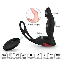 Home Use Wearable P-rostat-e Therapeutic Massage Device FDA Approved Silicone Curve Rechargeable Massagers - 10 Speed/Frequency Waterpoof
