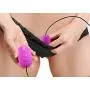 Sexy Slave Wired Remote Control 12-Frequency Bullet Vibrators - Waterproof Vibrating Love Egg (Pack of 2, Black and Purple)