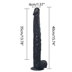 FXH 15 Inches Super Huge Bige Size Hand Free Massager S-tick for Women Pleasure