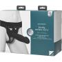 Doc Johnson Body Extensions - BE Ready - Hollow Strap-On System - Silicone Harness with Elastic Waist Band and 3 Hollow Dildos