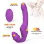 Best Vigina Strapless Vibrartor Women 9 Speed Double ViBrantor Lesbian Remote Control Adult Sexy Toy for Female Couples,Purple Best Vigina Strapless Vibrartor Women 9 Speed Double ViBrantor Lesbian Remote Control Adult Sexy Toy for Female Couples,Purple
