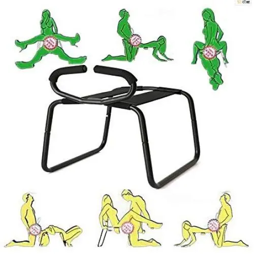X-R Multifunction Chair Furniture for Adult Toys Black Chair Hold Up to 300lbs-Black Easy to Clean X-R Multifunction Chair Furniture for Adult Toys Black Chair Hold Up to 300lbs-Black Easy to Clean