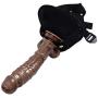 WYSXQ Adjustable 9.45 Inch Huge Massager Brown -ggxxkk