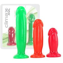 Climax(topco) Anal Booty Bumpers, Unisex Anal Trainer Kit Butt Plug Set, 0.12 Pound
