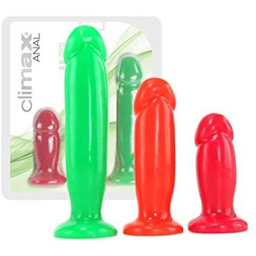 Climax(topco) Anal Booty Bumpers, Unisex Anal Trainer Kit Butt Plug Set, 0.12 Pound