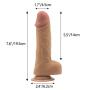 Estylv 7.6 inch Soft Silicone Massage Wand with Suction Cup Female Relax Massager for Women Health Material