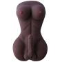SINLOLI Love Doll Sex Doll Torso,Premium Sex Toys for Men Women and Couples (Black Sex Doll)