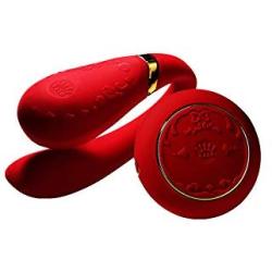 ZALO Fanfan Set Remote-Controlled Couples Massager Bright Red