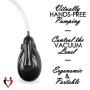 LeLuv Epump Electric Handheld Wireless Premium Hose Penis Pump 9 x 1.35 inch Cylinder