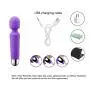 Wand Massager Waterproof USB Rechargeable Cordless Massager with 8 Speeds 20 Modes, Whisper Quiet, Waterproof, Handheld for Neck Shoulder Back Body Muscles Aches Sports Recovery – Purple by Shealth Wand Massager Waterproof USB Rechargeable Cordless Massager with 8 Speeds 20 Modes, Whisper Quiet, Waterproof, Handheld for Neck Shoulder Back Body Muscles Aches Sports Recovery – Purple by Shealth