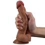 Soft Silicone 8.27 inch Dual Density Massage for Personal Relax Massage Toy