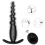 FeiGu Vibrating Anal Beads, Remote Control 7 Speeds Butt Plug Prostate Massager with Safe Pull Handle, Adult Sex Toy for Beginners