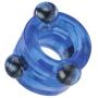 CalExotics Magnetic Power Rings - Double, Blue