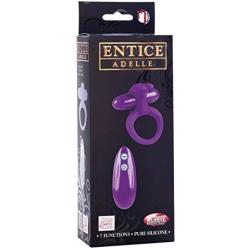 California Exotics Entice Adele Remote Control Silicone Couples Enhancer, Purple