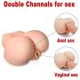 Male Masturbator Sex Doll for Men Adult Love Toy with Virgin Vagina and Tight Anal Butt Pocket Pussy Ass Male Masturbation Stroke Toys for Men Novelty Funny Gags Gift for Husband Boyfriend Couple