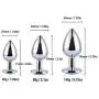 BDSM Anal Plug 3 Pcs Luxury Jewelry Design Butt Plug Fetish Stainless Steel Sex Toy Large+Medium+Small Anal Stimulation Toy for Unisex Masturbation (Purple) BDSM Anal Plug 3 Pcs Luxury Jewelry Design Butt Plug Fetish Stainless Steel Sex Toy Large+Medium+Small Anal Stimulation Toy for Unisex Masturbation (Purple)