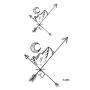 WYUEN 12 PCS/lot Mountain Temporary Tattoo Sticker for Women Men Fake Tatoo Body Art Adult Waterproof Stickers 9.8X6cm (FW12-08)