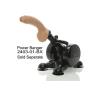 Doc Johnson Vac-U-Lock - Stryker - Thick and Curved Realistic Cock - 9.4 in. Long and 2.1 in. Wide - Made of R5 PVC - F-Machine, Vac-U-Lock, and O-Ring Harness Compatible - Dildo