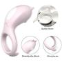 Screaamm Waterproof Male Vibration Delay Pre-Mature E-Jaculation Lock Fine Ring for Him Toy Longer Lasting Shake Rooster, Silicone Happy Toys Shock