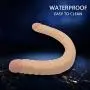 JRZDFXS Silicone Double Sided Big Toy Real Feel Soft Flexible Double Head Massage for Female Beginner Personal Body