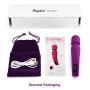Cordless Waterproof Personal Wand Massager, OOPSIX Handheld Rechargeable Electric Massagers for Body Massage Neck and Back Muscle Recovery(Purple)