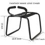 Multifunctional Chair Enhancer Chair Novelty Toy with Handrail Fits Many Positions for Couples Role Play