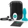 B-VIBE - Rimming Plug Petite - Beginner Vibrating and Rotating Butt Plug ( 3.9” x 1.4” - Teal )